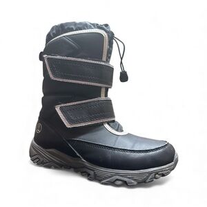 Lands End Kids Snow boots Insulated Navy Blue Snow Winter Boots Waterproof